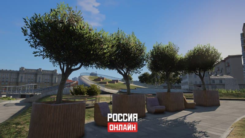 Российская флора вместо деревьев GTA — скриншот 2