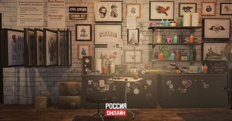 Интерьер тату-салона — скриншот 3