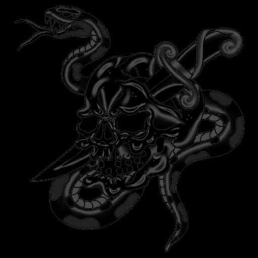 Stabbed Skull