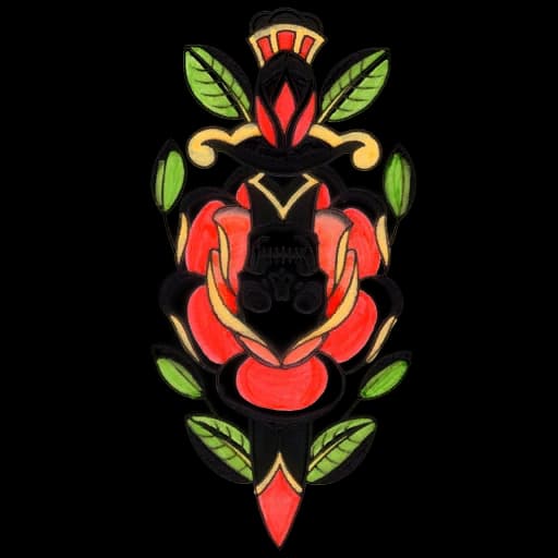 Floral Dagger