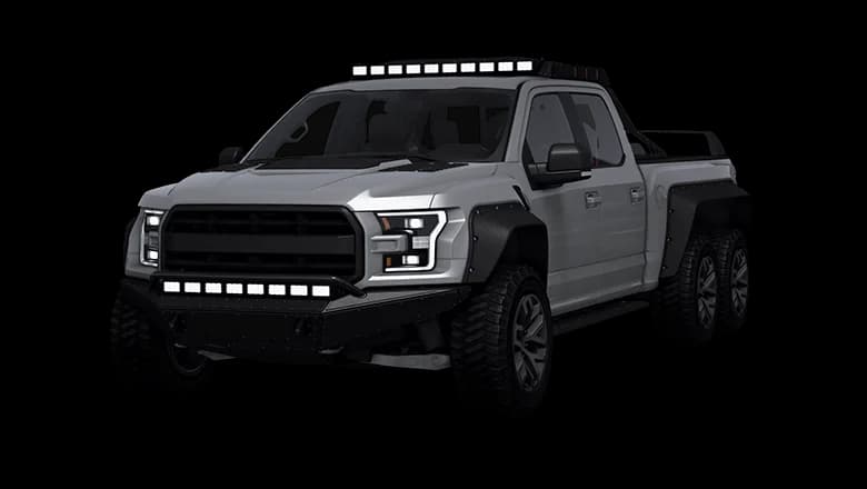 Wayn F-150 Predator 6X6 — Stone Lander