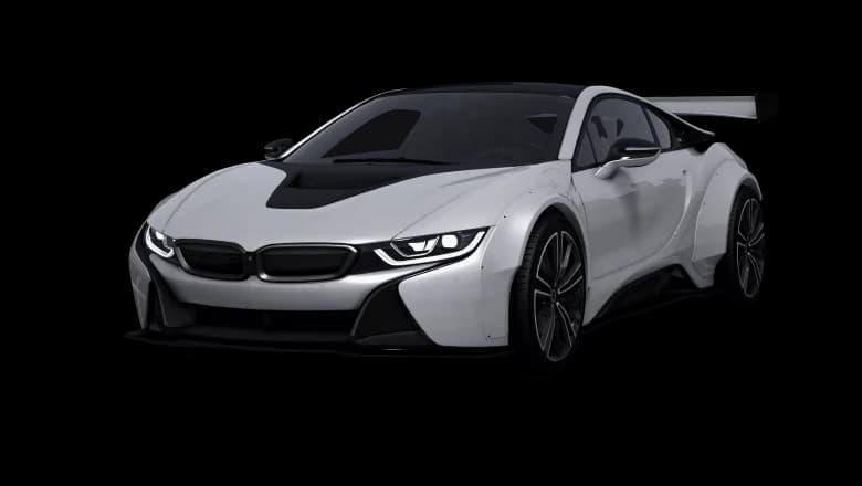 Blau & Weiss i8 — Mans-AUG
