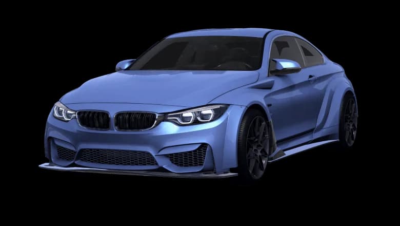 Blau & Weiss M4 F82 — WARIS