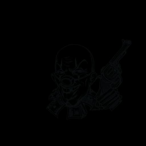 Clown and Gun