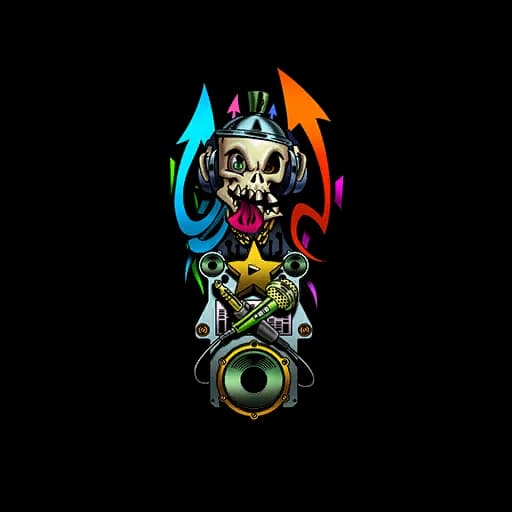Graffiti Skull