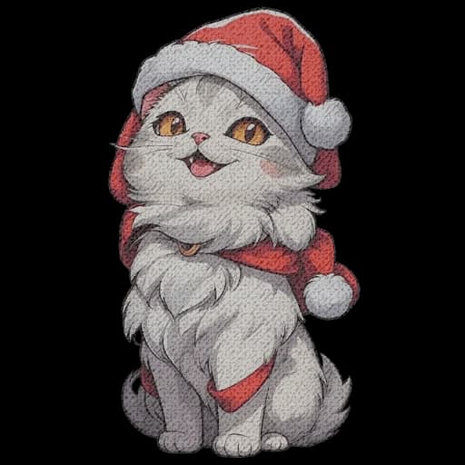 Котик Санта