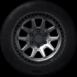 Black Bull Calico Хромированное колесо