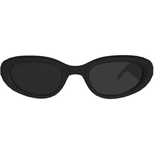 Black modeling sunglasses