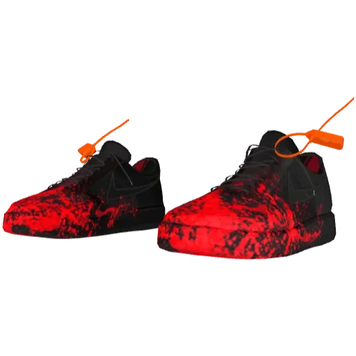 Black and red Nice Flow Force 1 Low sneakers
