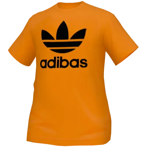 Adibas Orange Loose T-Shirt