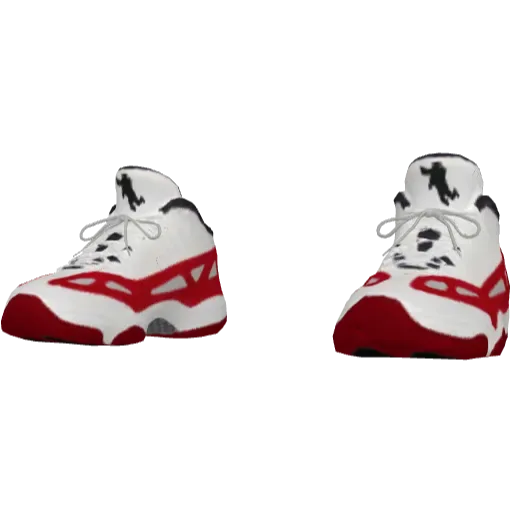 Nice Johnson 11 Low White Red Sneakers