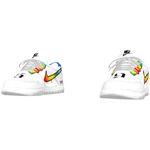 Nice Flow Force 1 Collection White Sneakers