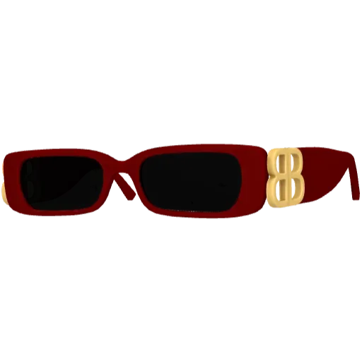 Balemciaga Red Glasses