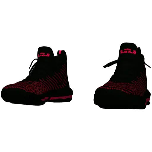 Black and red high sneakers Nice Lebron 15