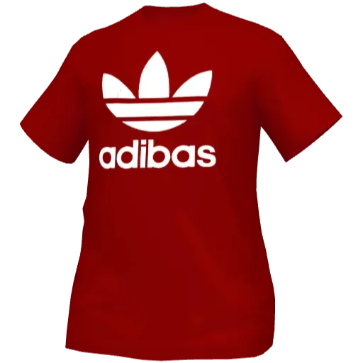 Adibas Red Loose T-Shirt